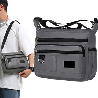 Generic Shoulder Bag - Multi Pocket Cross Body Bags |9.84inch Waterproof Tote Handbag, Sling Backpack With Adjustable Strap, Multifunctional Trendy Purse, Lig