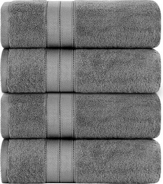 Modern Threads SpunLoft(TM) Bath Sheet - 35 x 66 - Pack of 4 in Charcoal at Nordstrom Rack