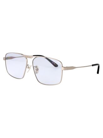 Balenciaga BB0418SK Metal Rectangle Sunglasses - Silver