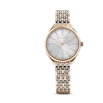 Swarovski Elegante Gouden Dameshorloge Aantrekkelijk Ontwerp - Dames - Horloges - Wit - ONE Size - Accessoires