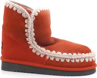 Mou Winter Boots - Dames - Winterlaarzen - Rood - 37 EU - Leer - Schoenen