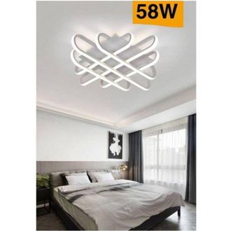 Trade Shop Trade Shop Traesio - Plafoniera Da Soffitto Led 58 w Lampadario Moderno Luce 6500k 4000k 3000k C41-b - -Bianco Naturale