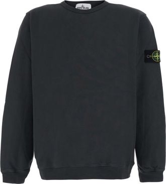 Stone Island Dark Grey Crew Neck Sweatshirt