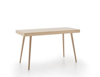 HOGAR 24 Escritorio de madera maciza natural, color natural