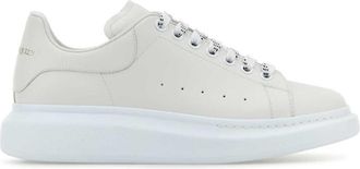 Alexander McQueen White Lace Up Sneakers