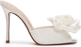 Steve Madden Priya-FLWR Mule IVORY SATIN