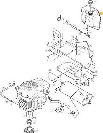 STIGA Sports Tanque De Combustible 12 L Original Stiga - 1134-5938-01