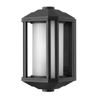 Netlighting Hinkley Castelle Outdoor 1 Light Small Wall Lantern Black IP44