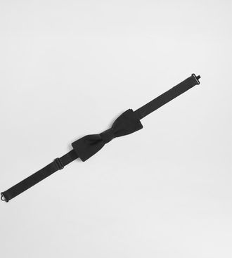 Dolce & Gabbana Papillon - Man Ties And Pocket Squares Black Silk Onesize