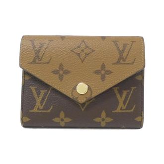 Louis Vuitton Monogram Reverse Marron Coated Canvas Wallet (Bi-Fold) (Pre-Owned)