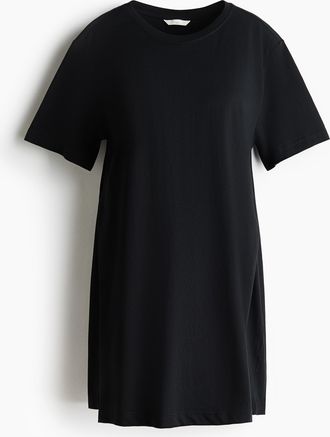 H&M MAMA Stillkleid im T-Shirt-Schnitt - Schwarz