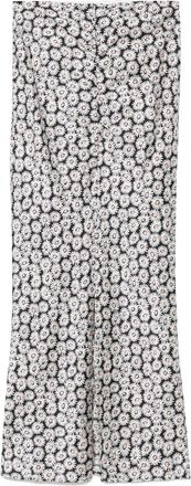 HUGO BOSS Gonna lunga a fiori - Nero