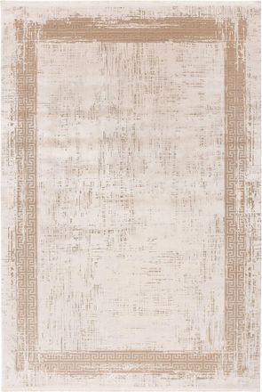 LALEE Hochwertiger Viskose Design Teppich Venezia 902 - Beige