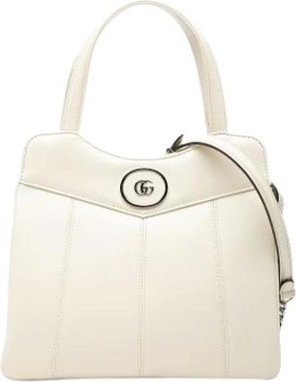 Gucci Pre-owned Handbags, female, White, Size: ONE SIZE Pre-owned Vintage Handbag