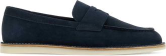 Prada Mocassini in pelle scamosciata - Blu