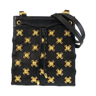 Versace Leather Medusa Shoulder Bag