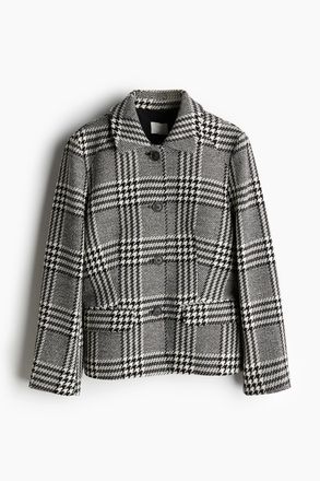 H&M Jacke - Schwarz/Kariert