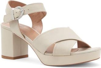 Aquatalia Mianna Platform Sandal in Off White at Nordstrom, Size 9.5