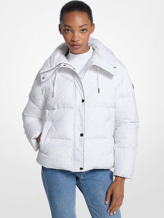 Michael Kors Signature Logo Quilted Puffer Jacket