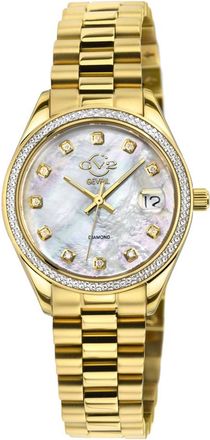 Gevril Group Turin Quartz Diamond Ladies Watch 12422B