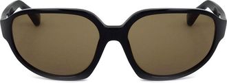 Linda Farrow DRIES VAN NOTEN DVN43 C1 Mens Sunglasses Black Size 60