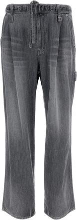 Wooyoungmi Utility Denim Trousers with Adjustable Drawstring