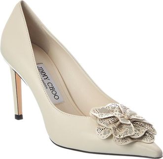 Jimmy Choo London Mimmi 85 Leather Pump