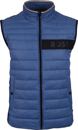 HUGO BOSS Mens Darolan Gilet Open Blue - Size Large