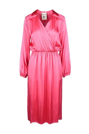Semicouture Satin Dress - Pink