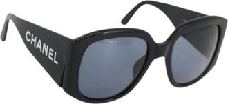 Chanel Pre-owned Accessories, female, Black, Size: ONE SIZE Pre-owned Plastic Sunglasses