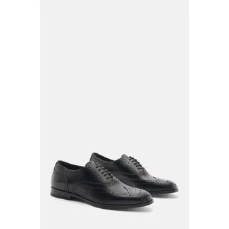 Scarosso Judy Oxfords in Black - Calf at Nordstrom, Size 37.5