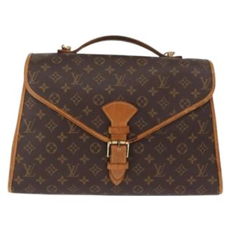 Louis Vuitton Pre-owned Handbags, unisex, Brown, Size: ONE SIZE Pre-owned Canvas Handbag