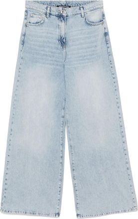 Patrizia Pepe Jeans a gamba ampia - Blu