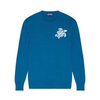 Vilebrequin Truien & Vesten, Heren, Blauw, M, Katoen, Rayol Crewneck Sweater
