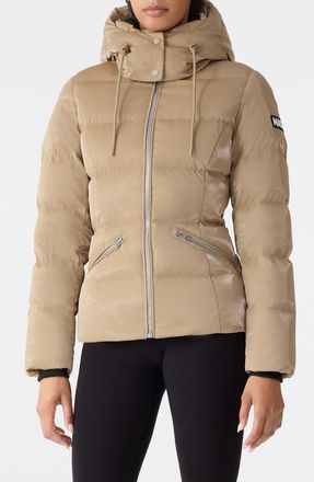 Mackage Madalyn Down Puffer Jacket in Lt Camel at Nordstrom, Size X-Large