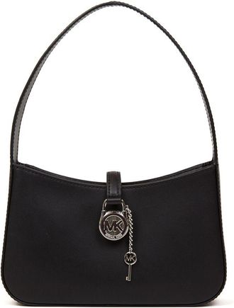 Michael Kors Womens Lyra Small Pouchette - Black Leather - One Size