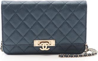 Chanel Grained Calfskin Shoulder Bag (Pre-Owned)
