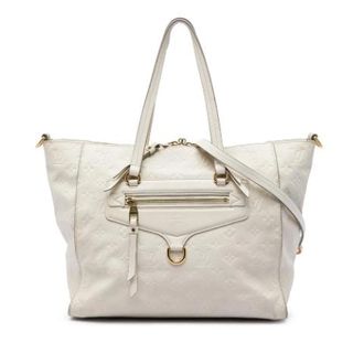 Louis Vuitton Pre-owned Lumineuse PM - Dames - Pre-owned - Beige - Maat: ONE Size Zijde