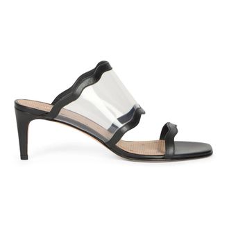 Red Valentino Heeled Mules, female, Black, Size: 6 US Elegant Heeled Sandal