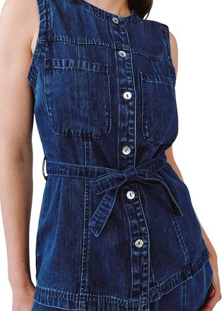 Bella Dahl Seamed Belted Vest