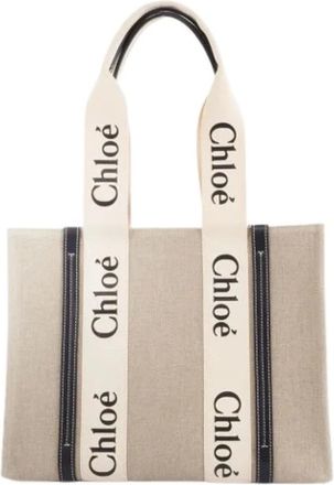 Chlo&eacute; Pre-owned Tote Bags, female, Beige, Size: ONE SIZE Pre-owned Tote bag