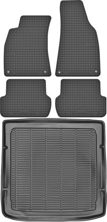 OEM Alfombrillas Maletero Max-mat 910106 + Motohobby 141103 - Audi A4 B6 B7 Tipo 8e Avant / Kombi De 2000-2008, Av Delanteras Y Traseras - Instaladas