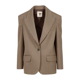 Aniye By Dames, Jassen, Bruin, Maat: XS Leer