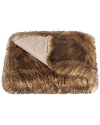 Safavieh Faux Racoon Throw