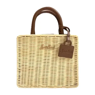 MC2 Saint Barth Handbags, female, Yellow, Size: ONE SIZE Shop Bag Mini