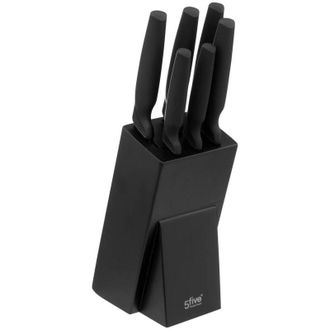 5five Simply Smart 5five - Bloque De 6 Cuchillas Negro