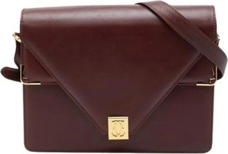 Cartier Pre-owned Cross Body Bags, female, Red, Size: ONE SIZE Pre-owned Must Shoulder bag