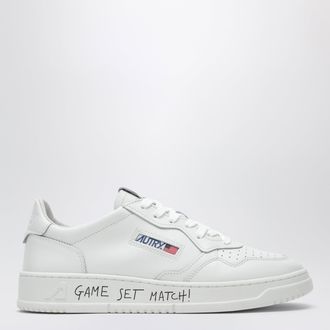 Autry Sneakers Medalist Low in pelle bianca Game Set Match