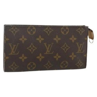 Louis Vuitton Pre-owned Clutches, female, Brown, Size: ONE SIZE Pre-owned Accessory Pouch