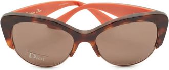 Dior Occhiali da sole a farfalla - Marrone
